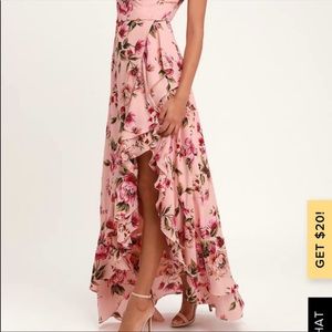 Lulus maxi dress